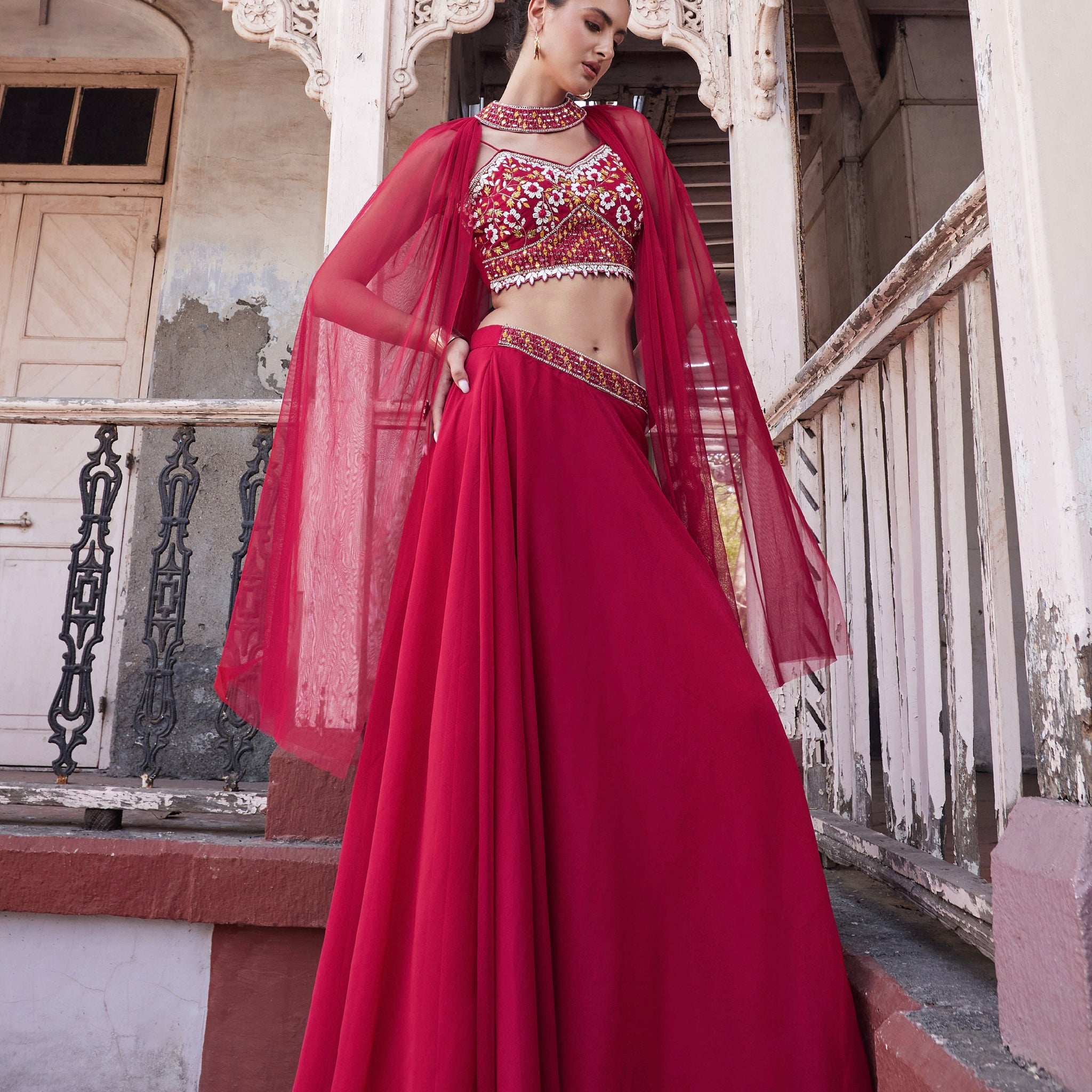 Beautiful Designer Wedding Wear Readymade Lehenga Choli