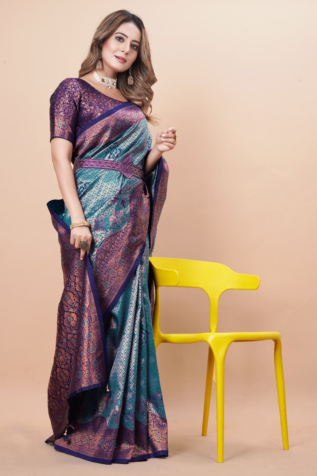 Beautiful Designer Soft Banarasi Silk Saree