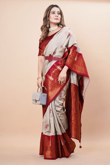 Beautiful Designer Soft Banarasi Silk Saree