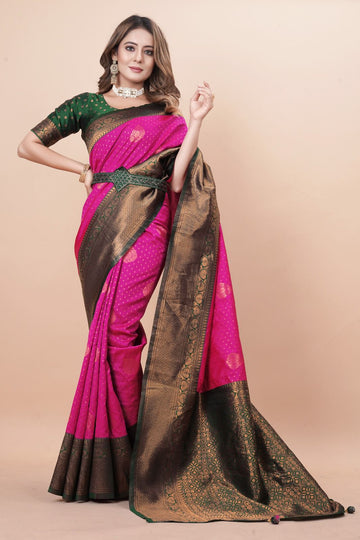 Beautiful Designer Soft Banarasi Silk Saree