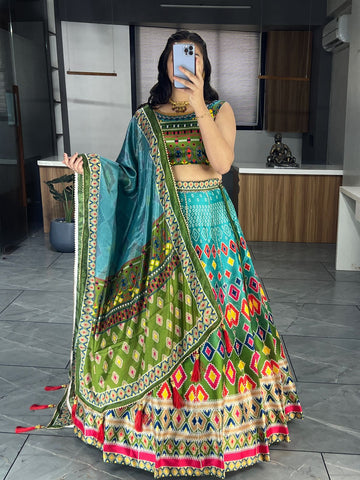 Beautiful Designer Patola Digital Print Lehenga Choli