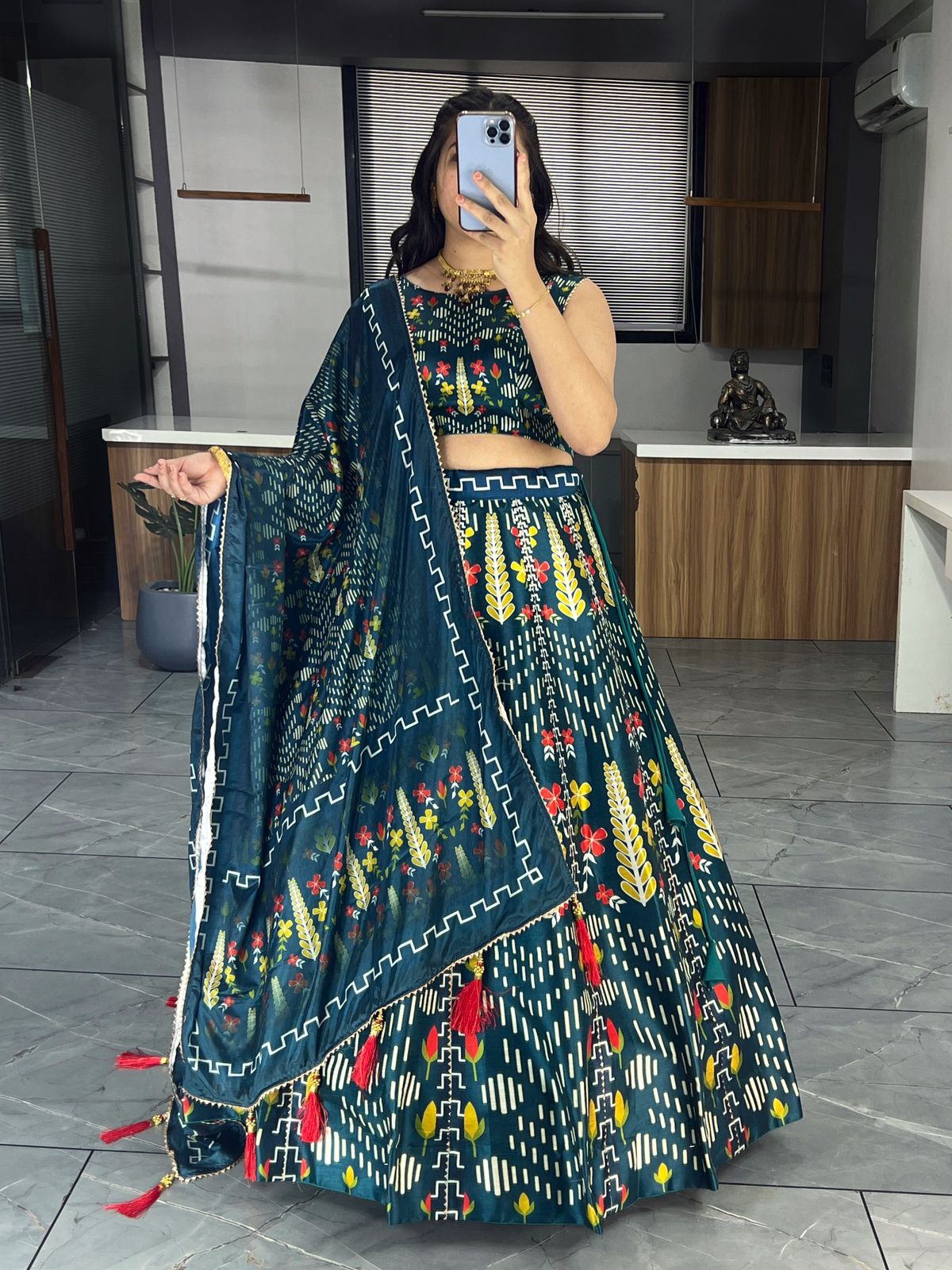 Beautiful Designer Patola Digital Print Lehenga Choli