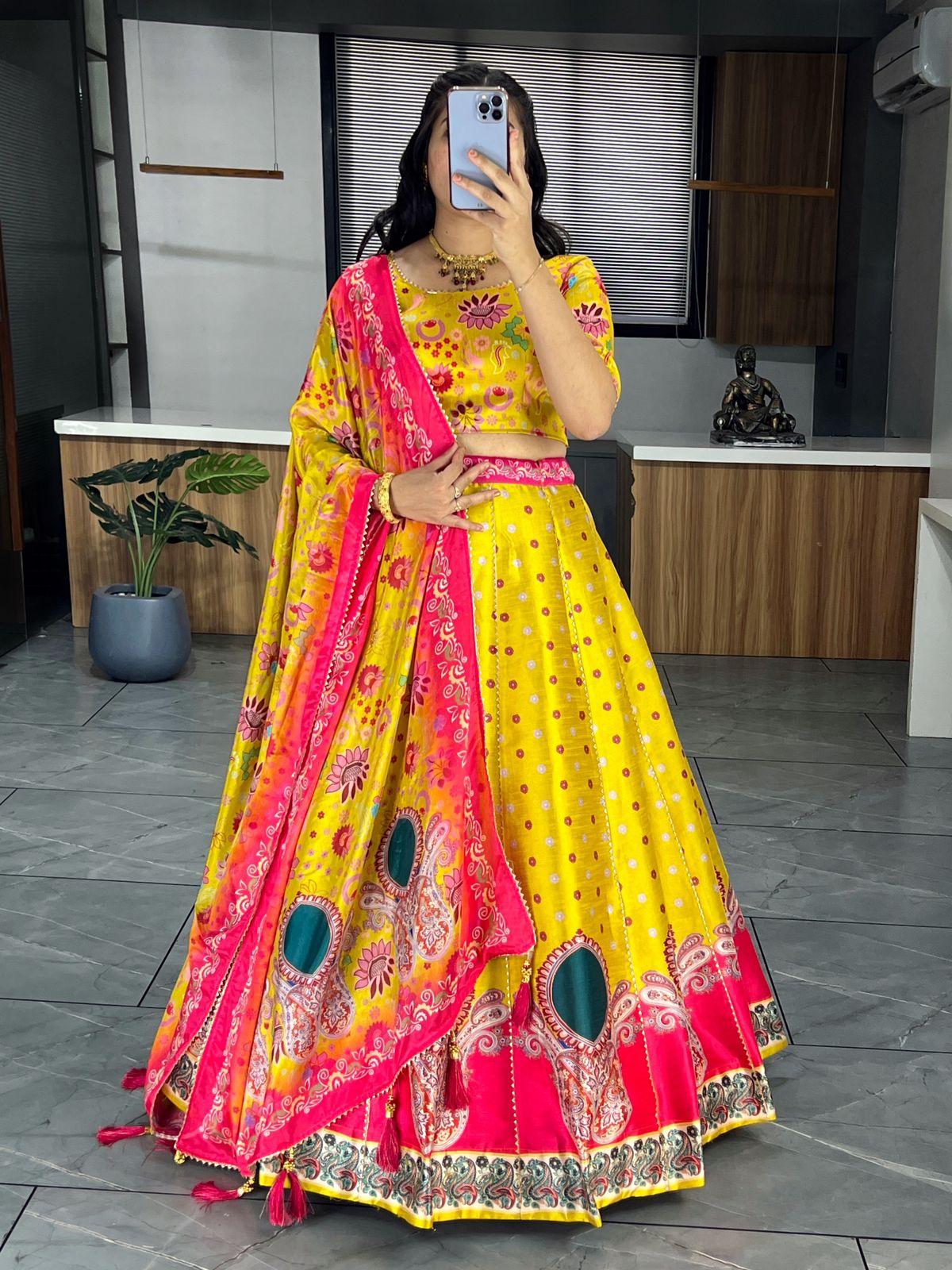 Beautiful Designer Patola Digital Print Lehenga Choli