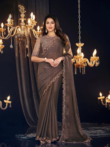 Beautiful Designer Occasion Wear Georgette Saree