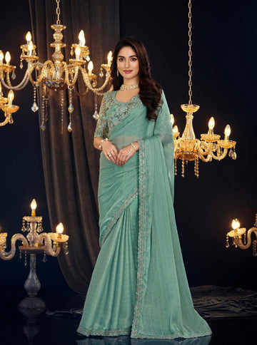 Beautiful Designer Occasion Wear Georgette Saree