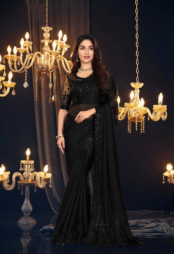 Beautiful Designer Occasion Wear Georgette Saree