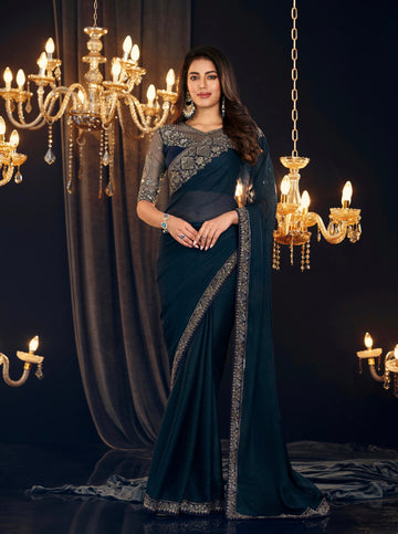 Beautiful Designer Occasion Wear Georgette Saree