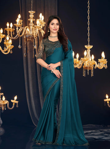 Beautiful Designer Occasion Wear Georgette Saree