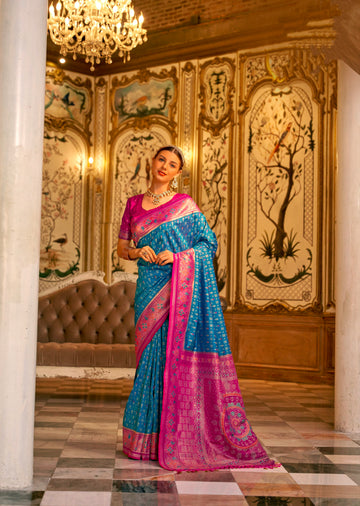 Beautiful Designer Occasion Wear Banarasi Silk Weaving Work Saree