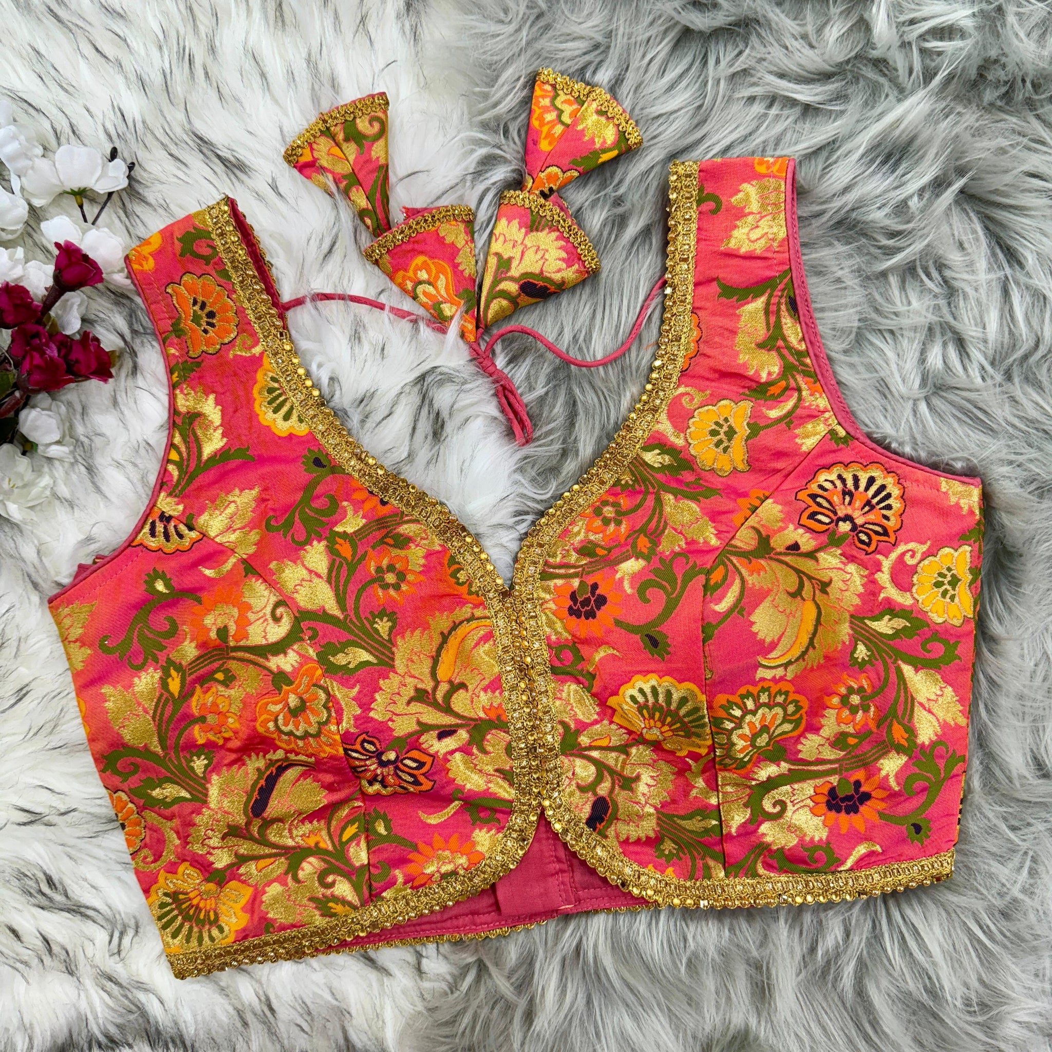 Beautiful Designer Readymade Bahubali Sequence Blouse