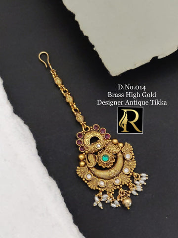 Designer Superhit Brass High Gold Antique Rajwadi Kandora