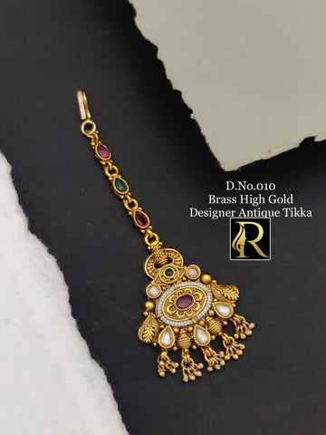 Designer Superhit Brass High Gold Antique Rajwadi Kandora