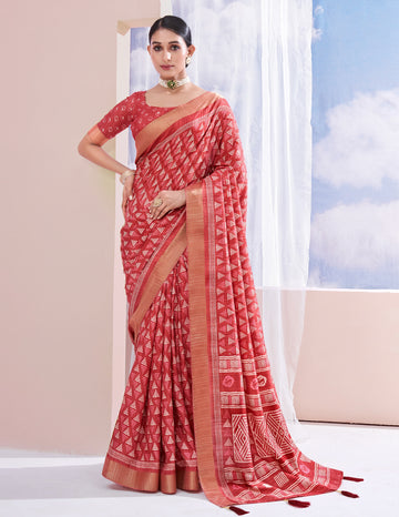 Beautiful Occasion Wear Pure Dola Silk Saree