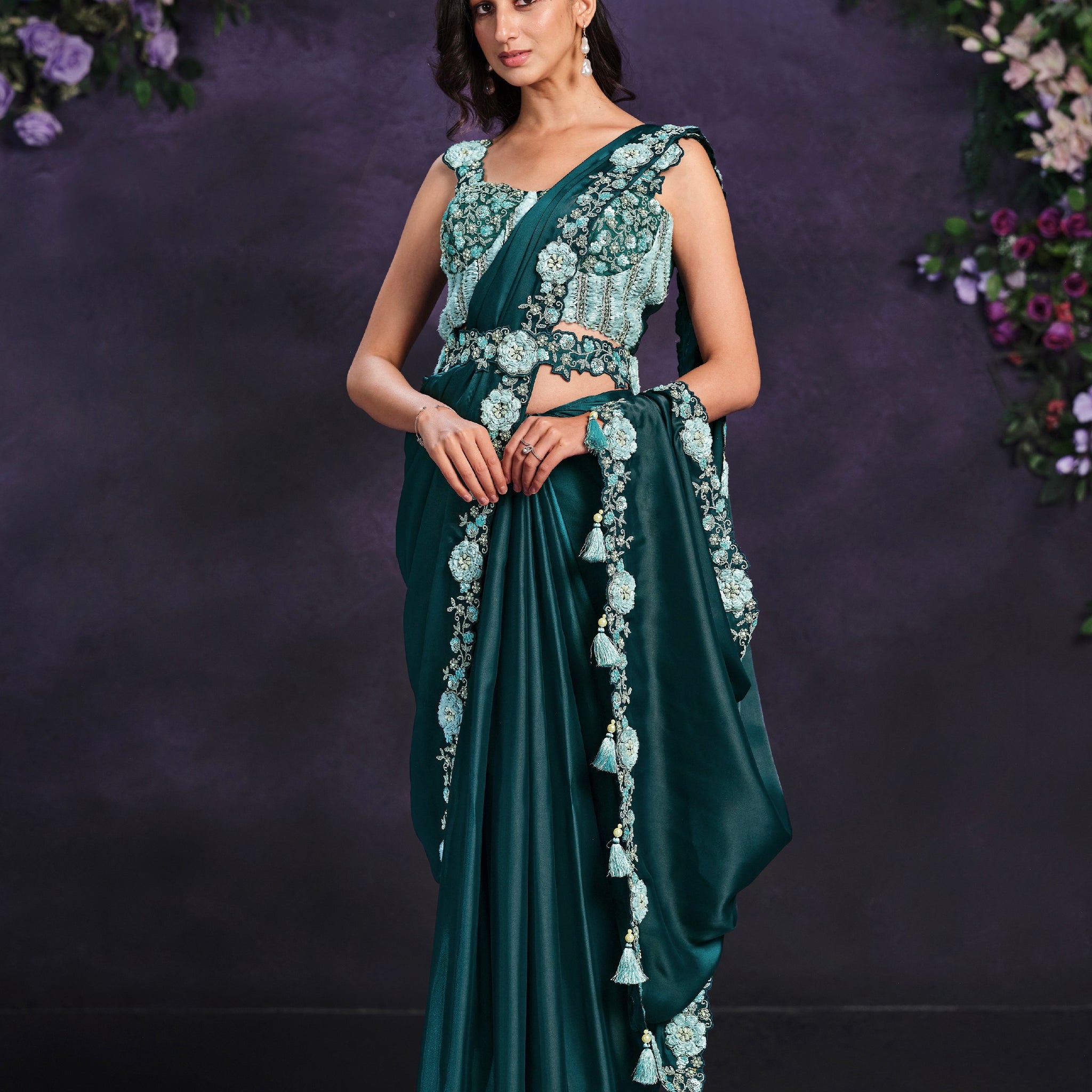 Beautiful Designer Occasion Wear Readymade Saree