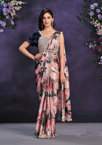 Beautiful Designer Occasion Wear Readymade Saree