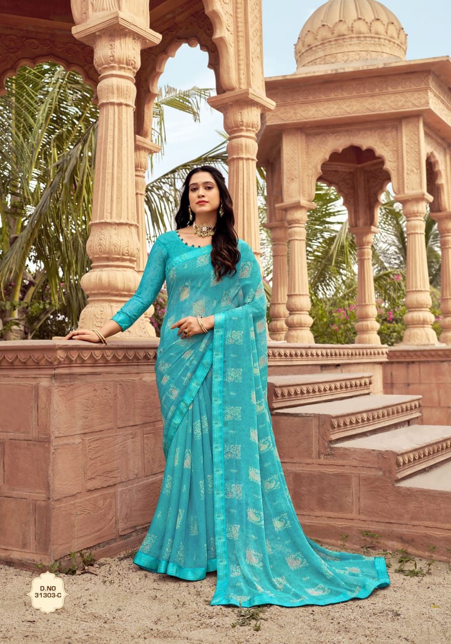 Beautiful Designer Summer Special Simaya Chiffon Saree