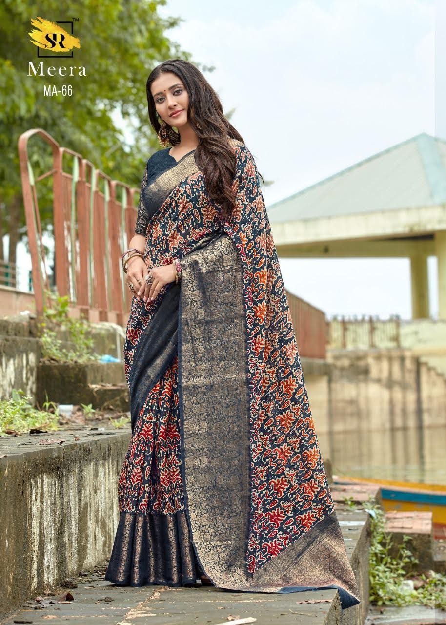 Beautiful Designer Summer Special Meera Soft Linen Saree