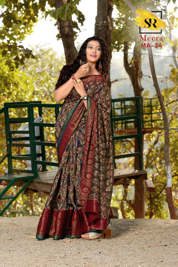 Beautiful Designer Summer Special Meera Soft Linen Saree