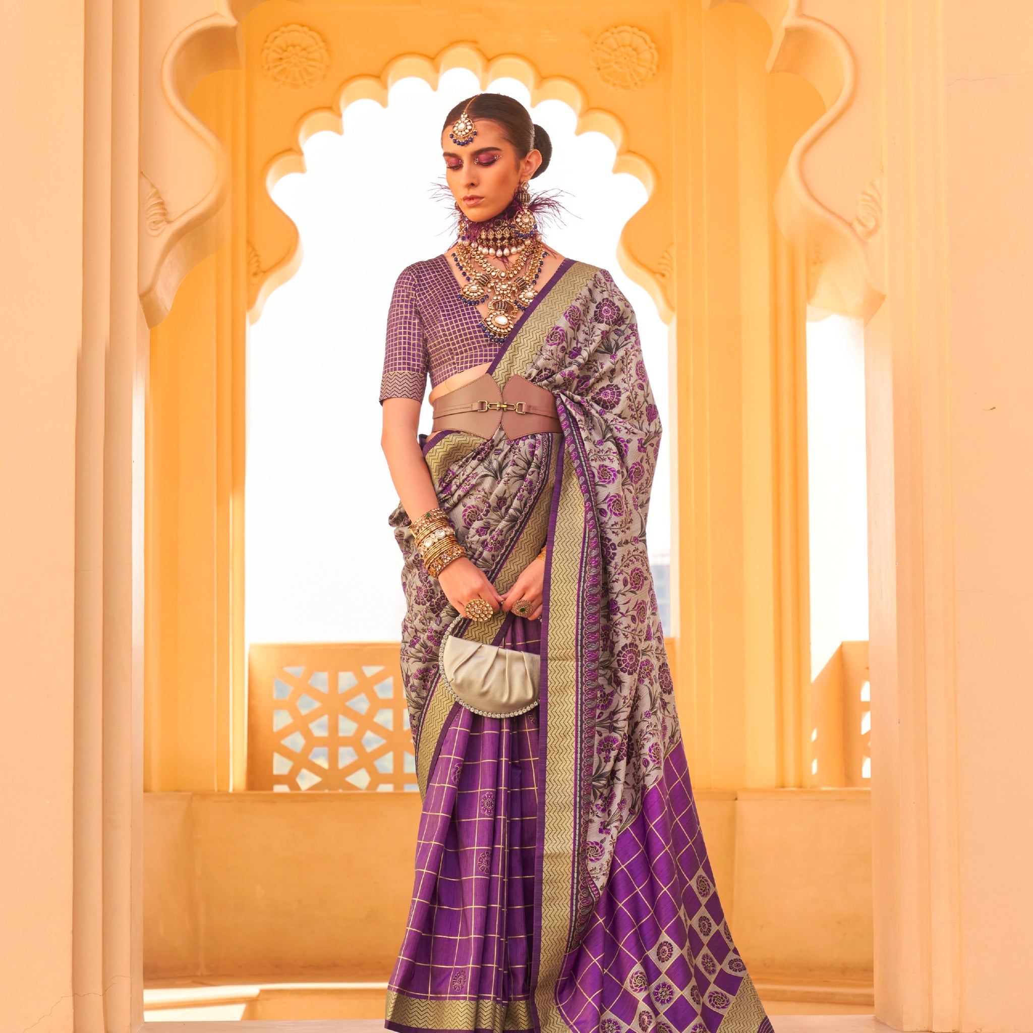 Beautiful Designer Festive Wear Latest Premium Silk Saree