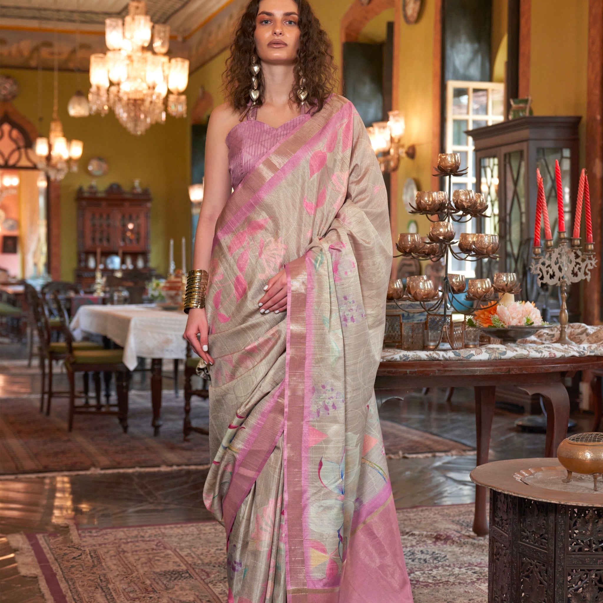 Beautiful Designer Occasion Wear Soft Banarasi Saree