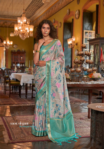 Beautiful Designer Occasion Wear Soft Banarasi Saree