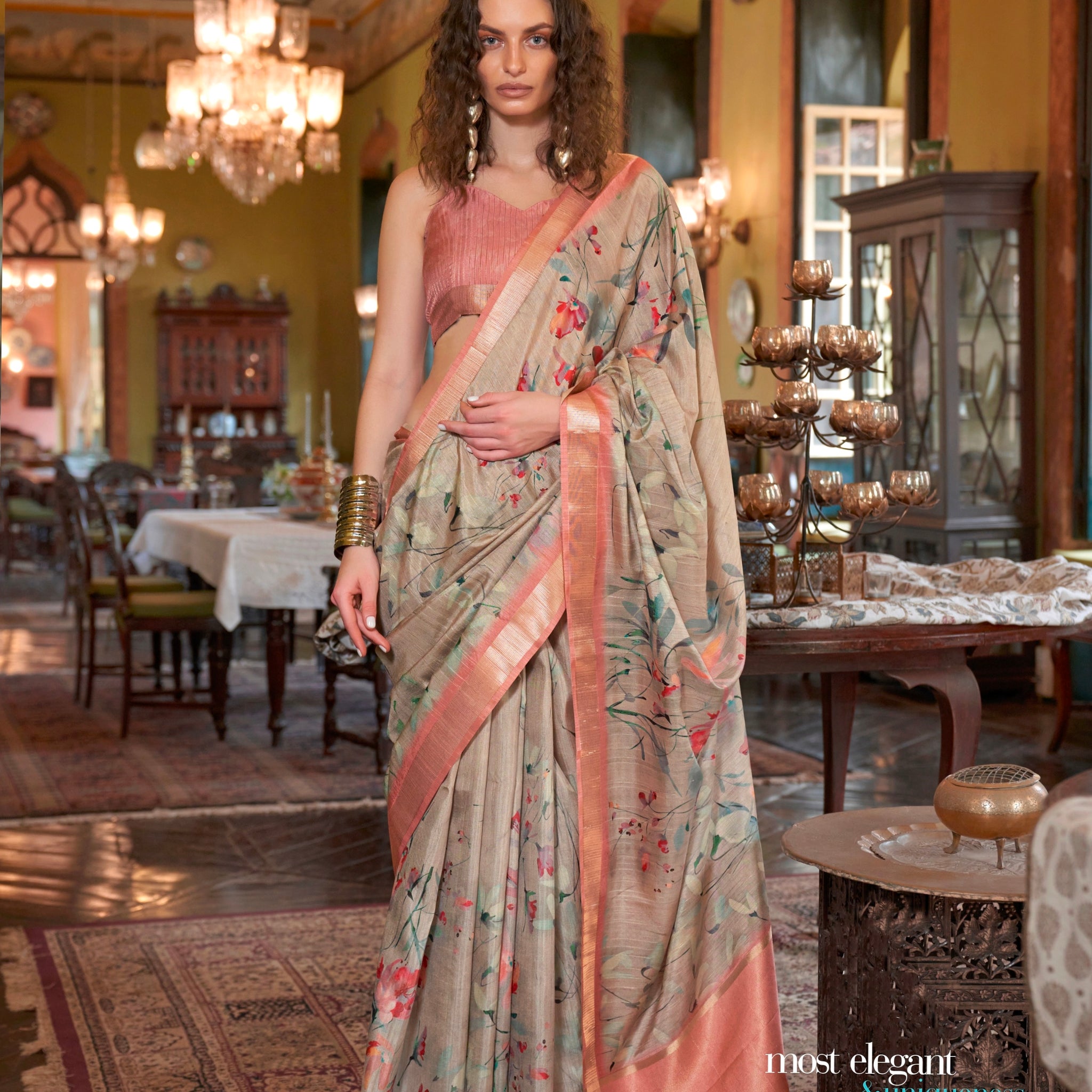 Beautiful Designer Occasion Wear Soft Banarasi Saree