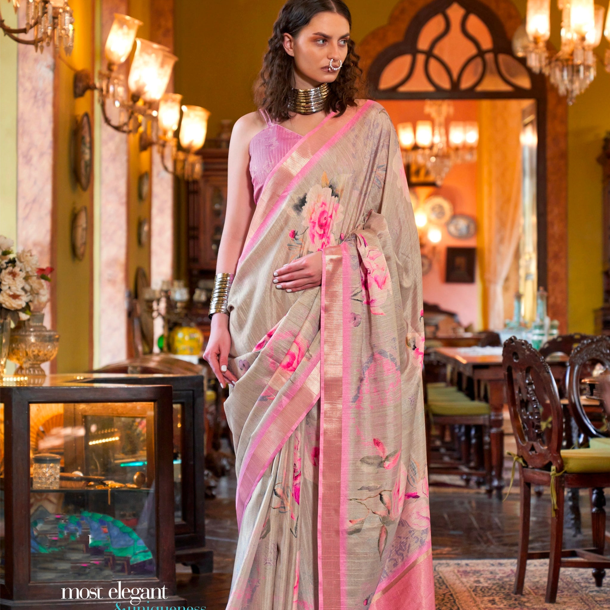 Beautiful Designer Occasion Wear Soft Banarasi Saree