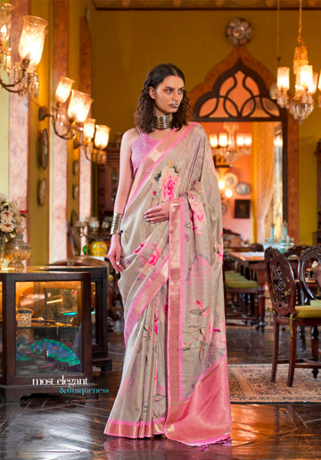 Beautiful Designer Occasion Wear Soft Banarasi Saree