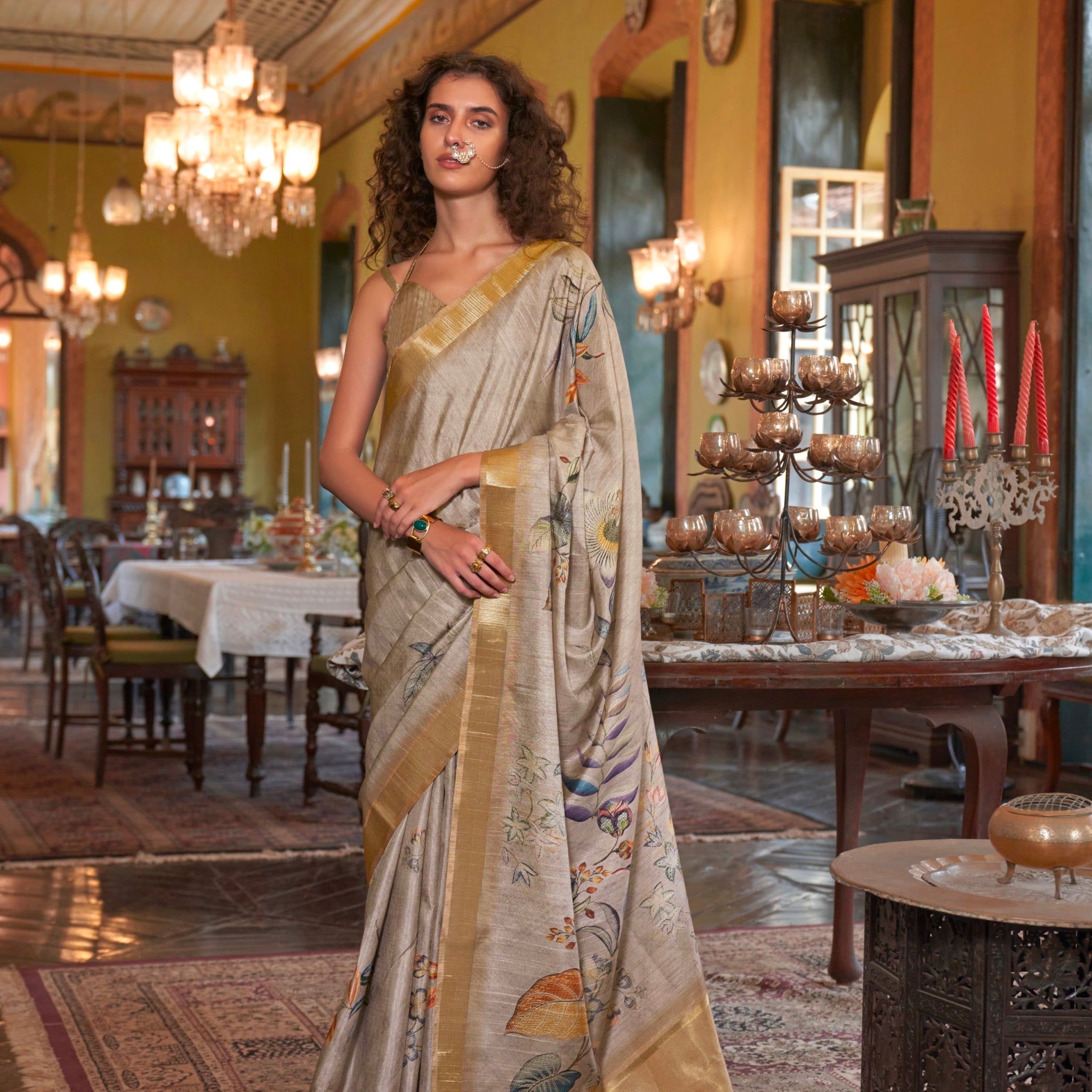 Beautiful Designer Occasion Wear Soft Banarasi Saree