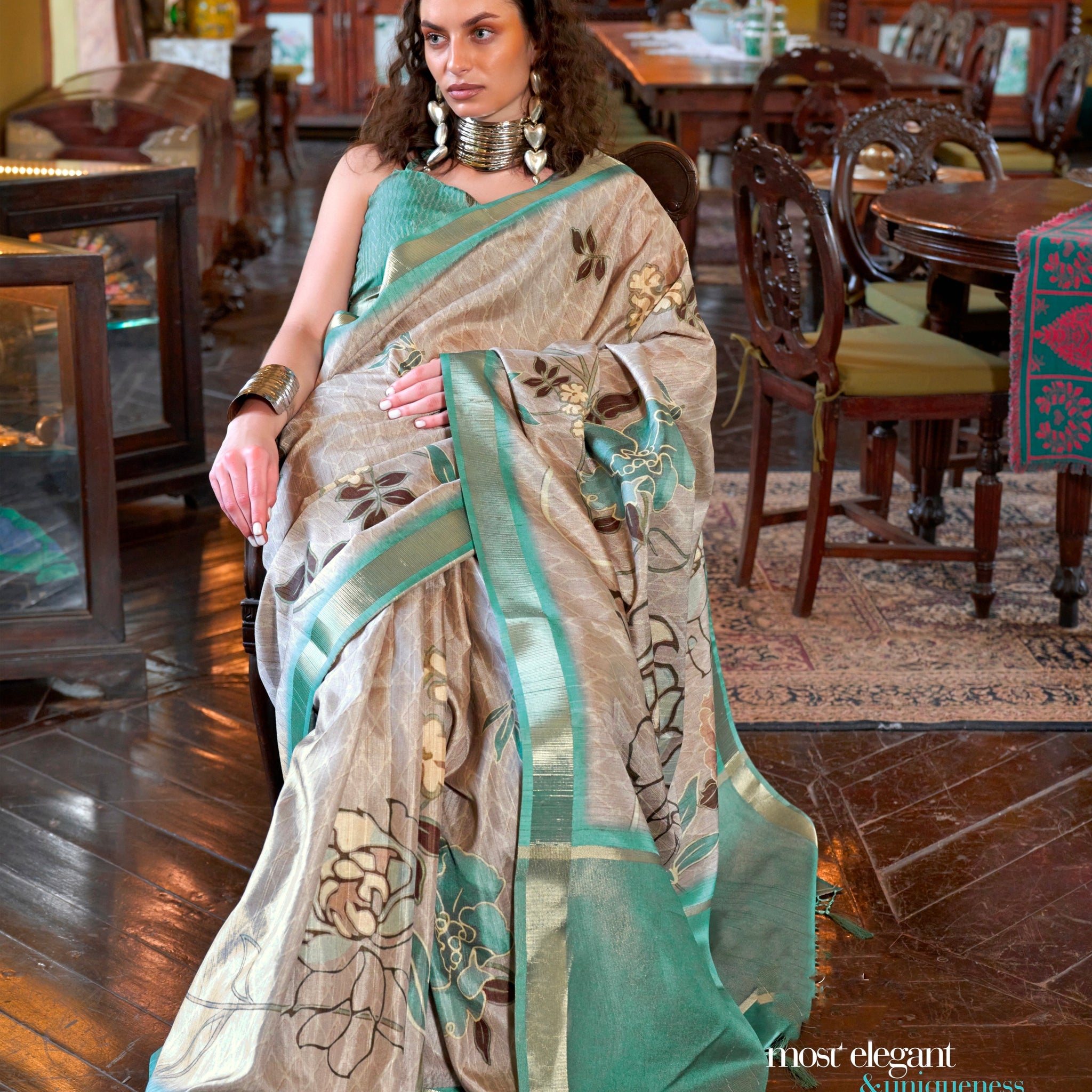 Beautiful Designer Occasion Wear Soft Banarasi Saree