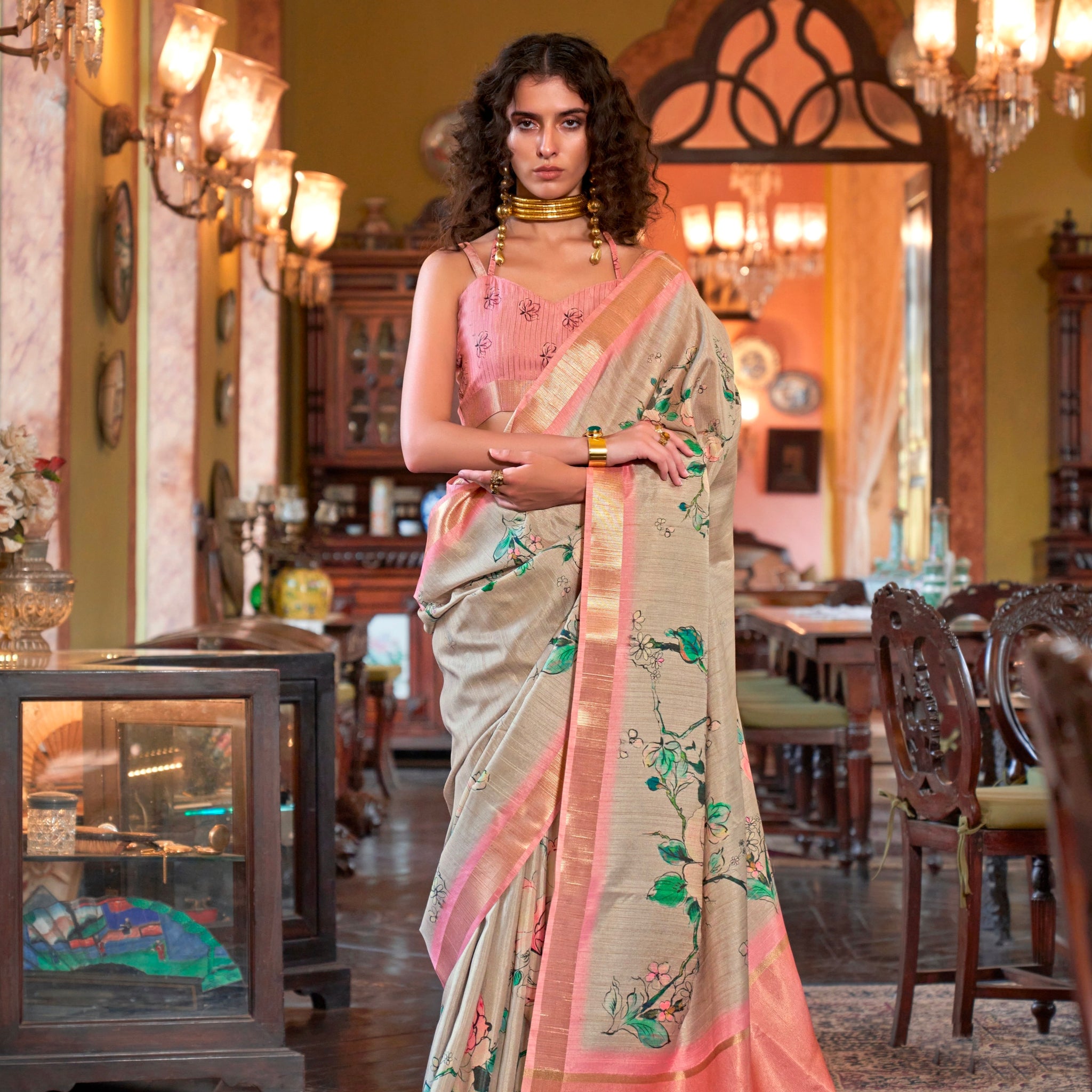 Beautiful Designer Occasion Wear Soft Banarasi Saree