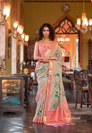 Beautiful Designer Occasion Wear Soft Banarasi Saree