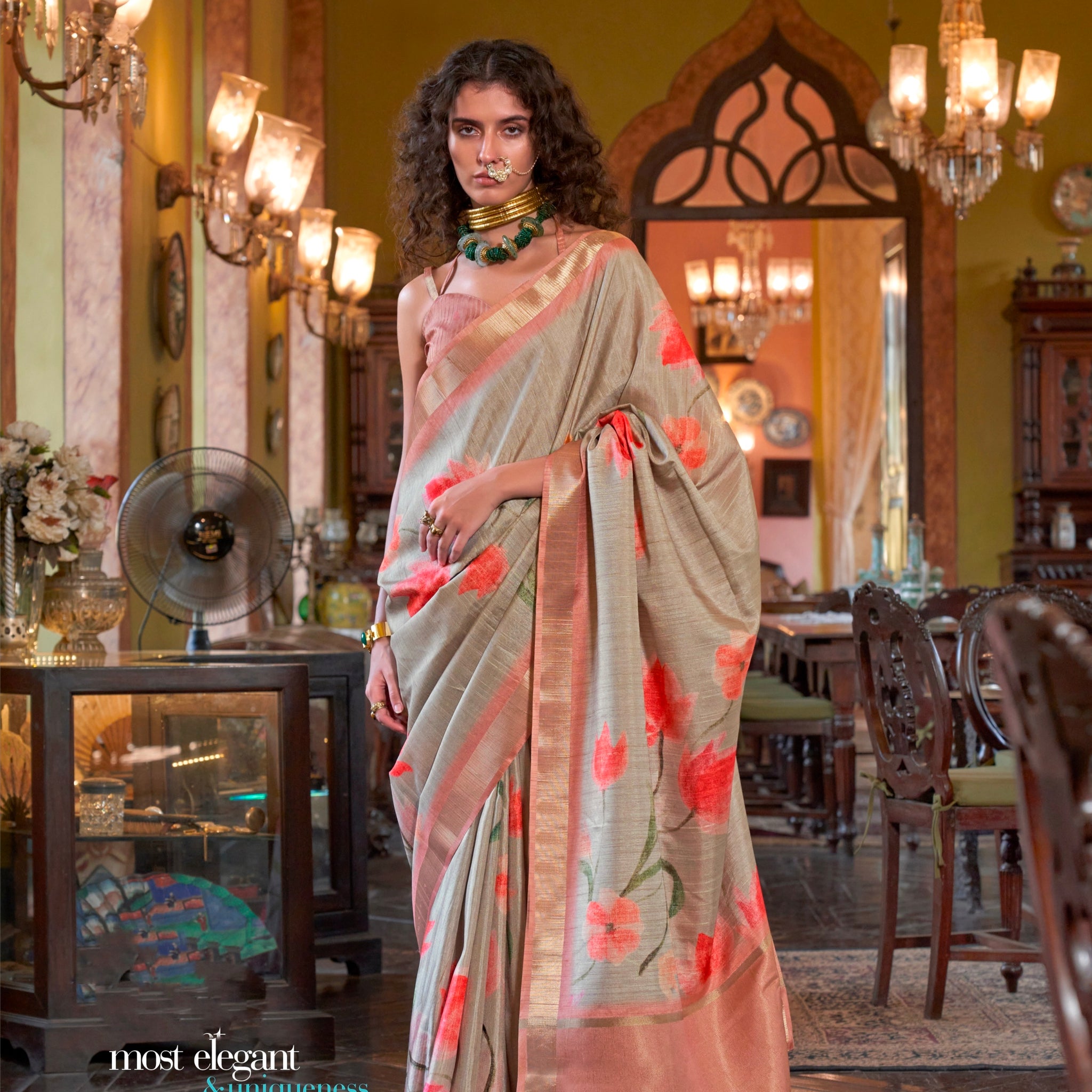 Beautiful Designer Occasion Wear Soft Banarasi Saree