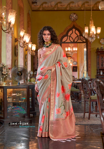 Beautiful Designer Occasion Wear Soft Banarasi Saree