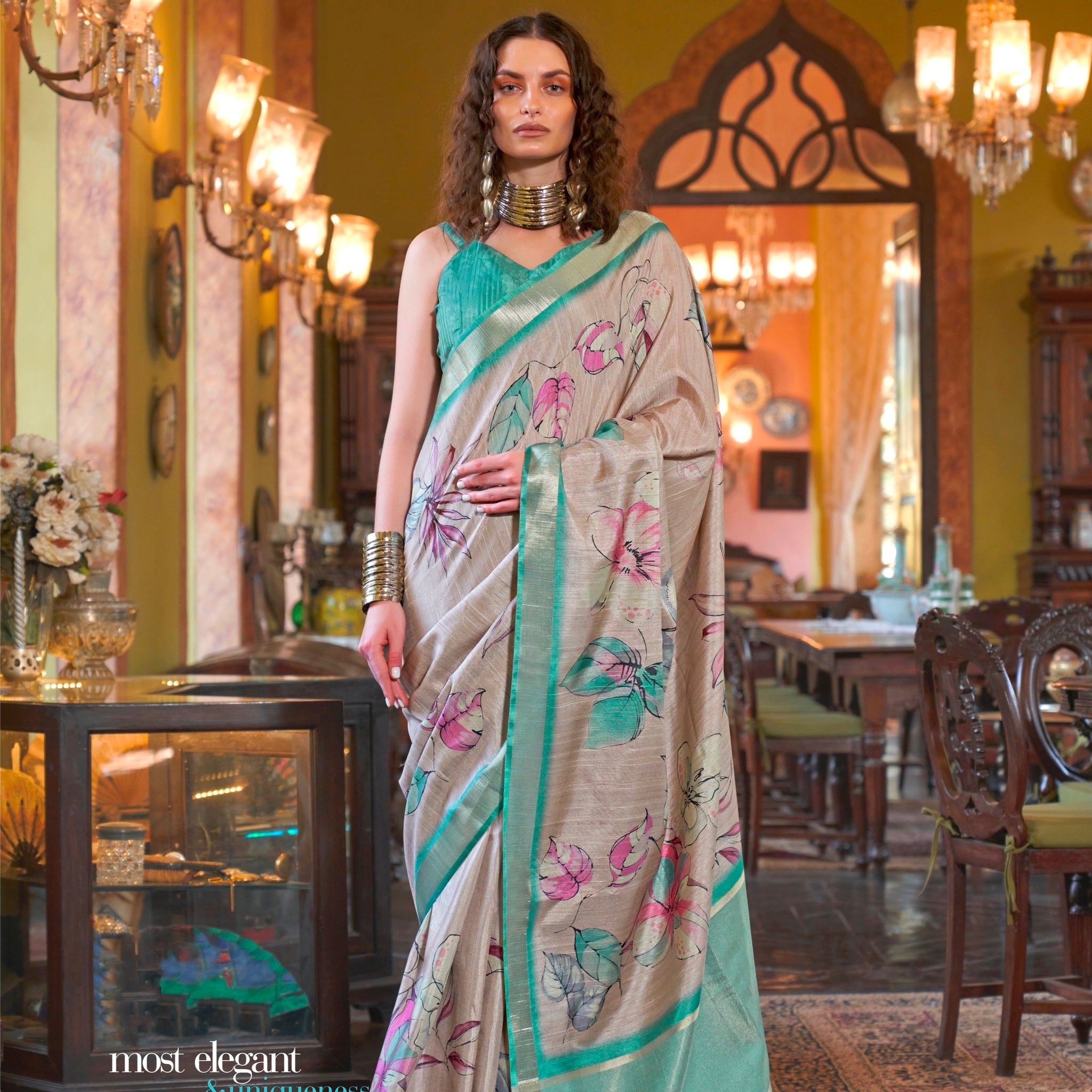 Beautiful Designer Occasion Wear Soft Banarasi Saree