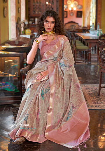 Beautiful Designer Occasion Wear Soft Banarasi Saree