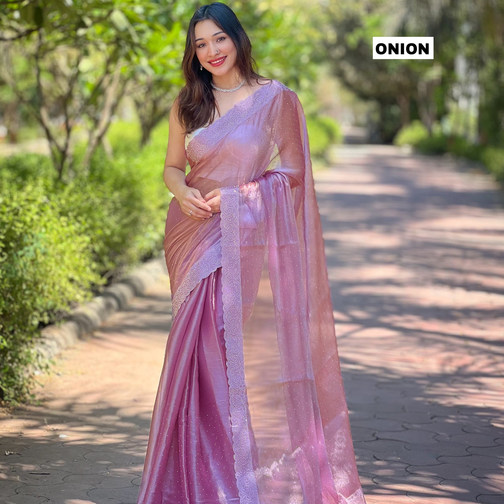 Party Wear Jimmy Choo Silk Saree