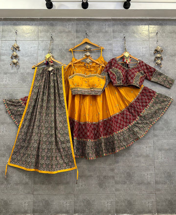 Navratri Cotton Lehenga Choli