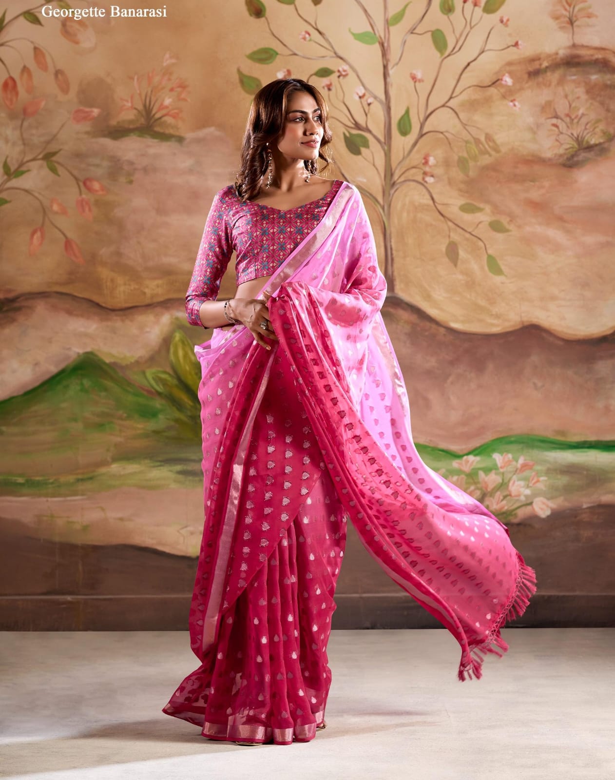 Georgette Saree