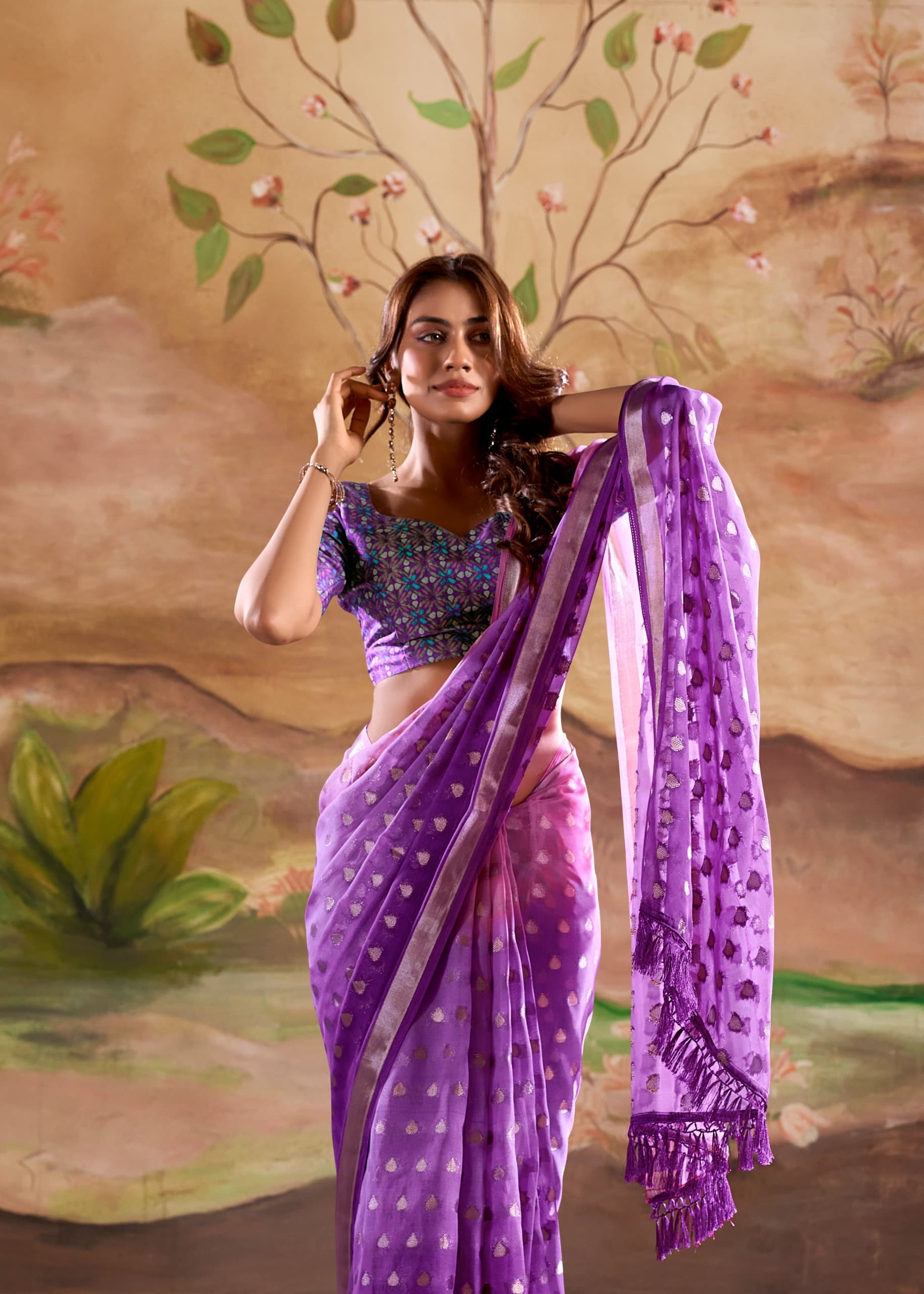 Georgette Saree