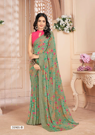 Chiffon Saree