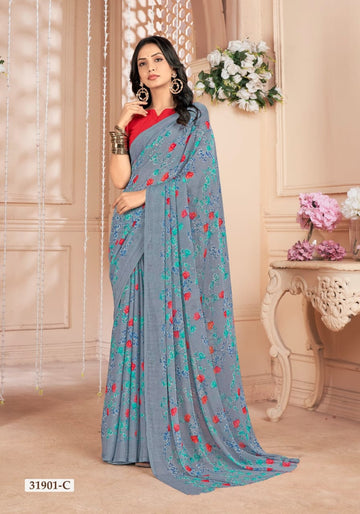 Chiffon Saree