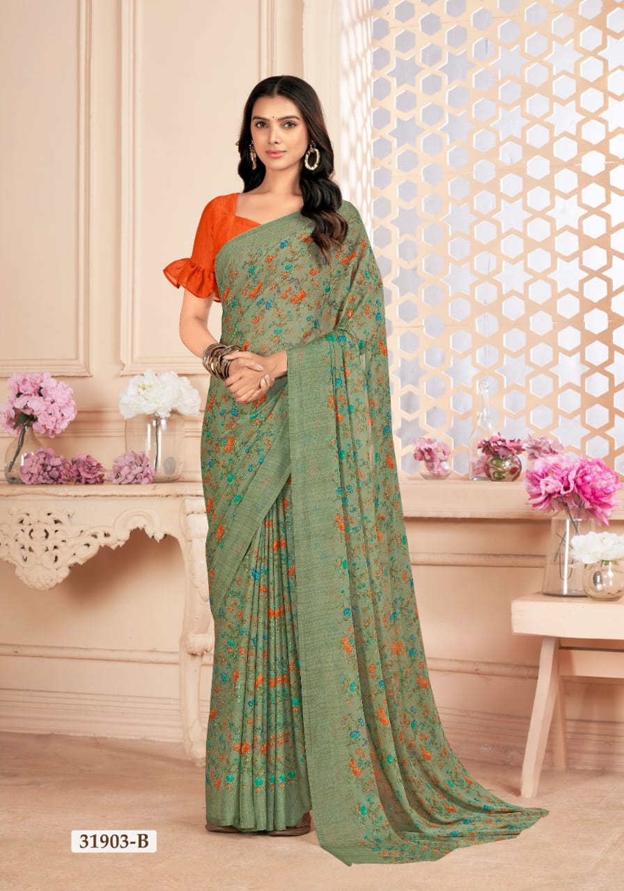 Chiffon Saree