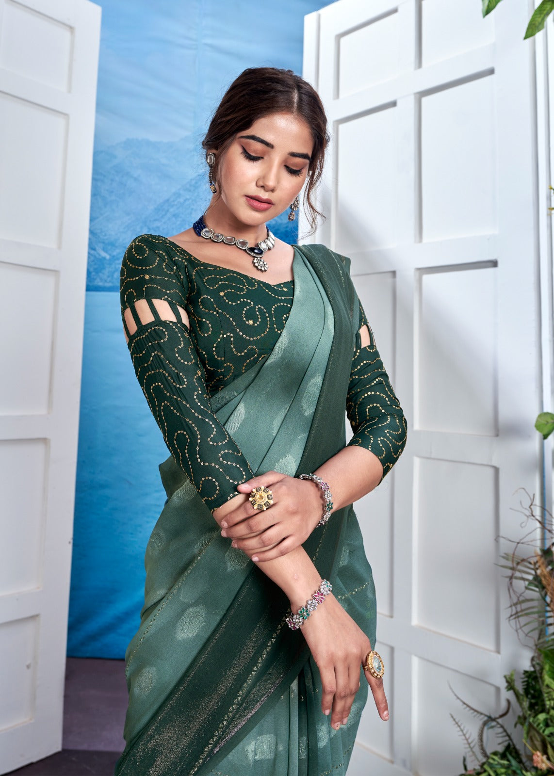 Georgette Saree