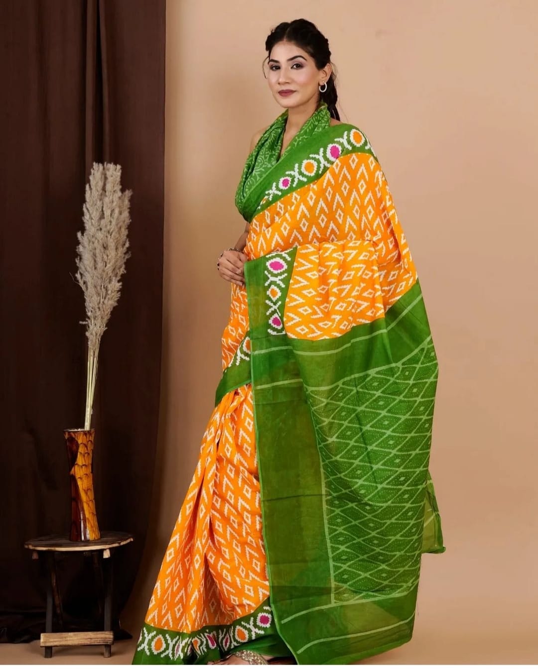 Beautiful Designer Summer Special Mono Cotton Saree