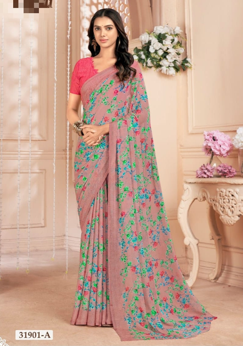 Chiffon Saree