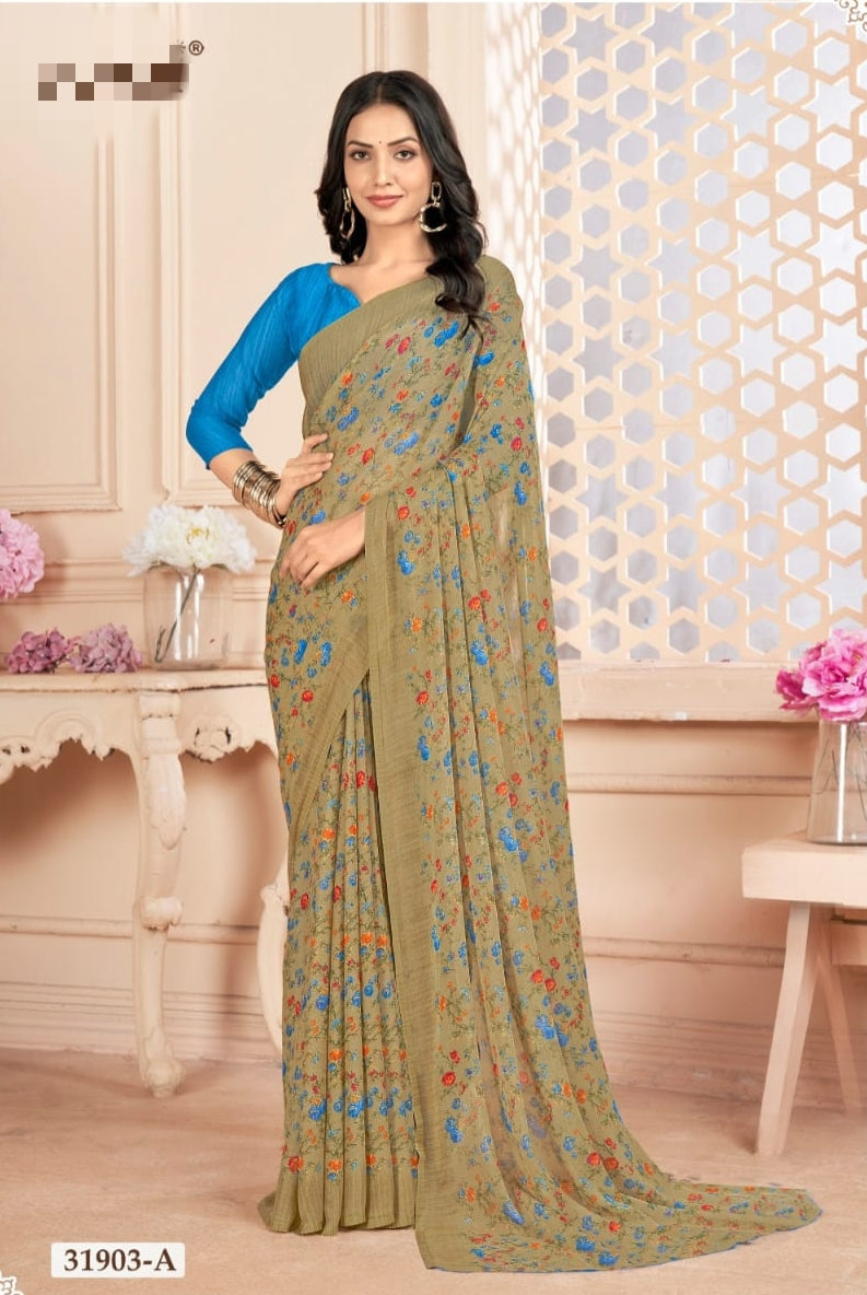 Chiffon Saree