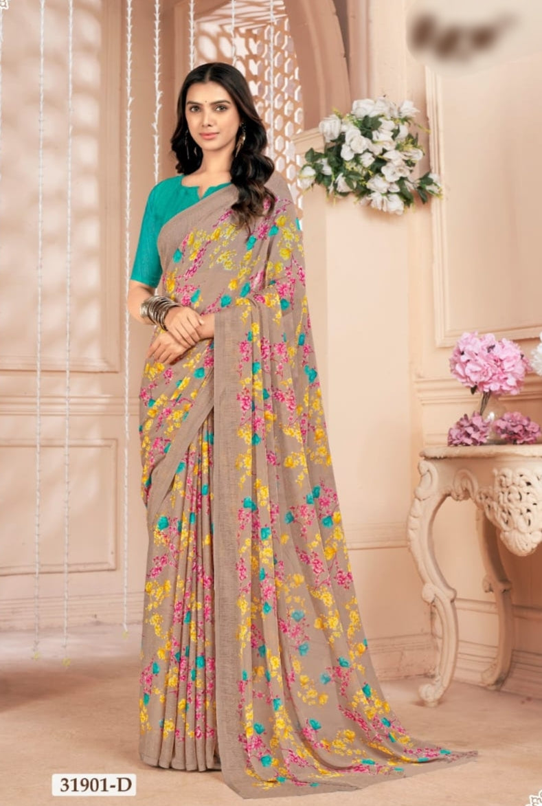 Chiffon Saree