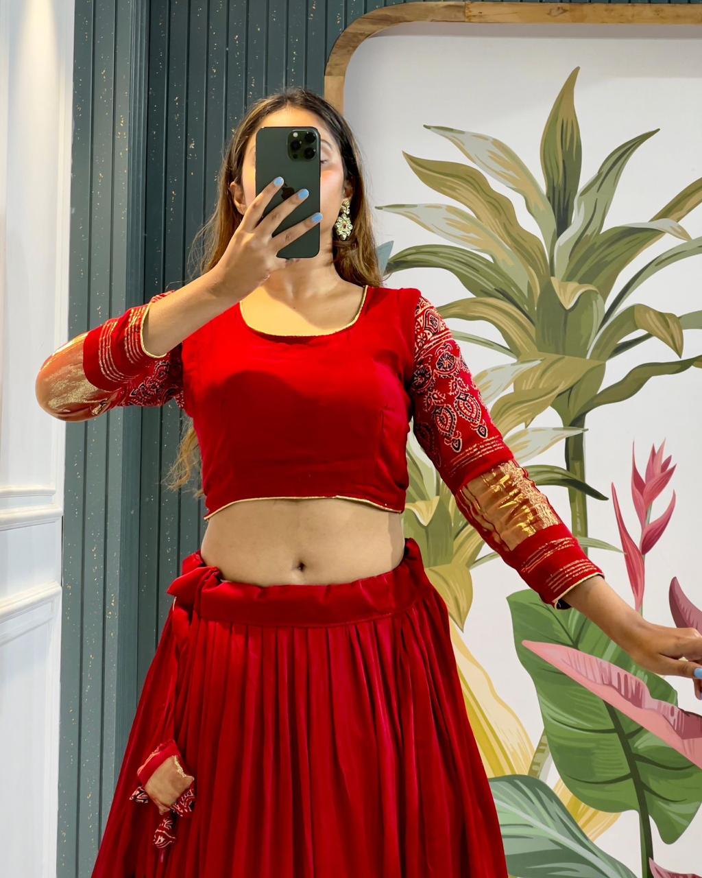 Gaji Silk Lehenga Choli