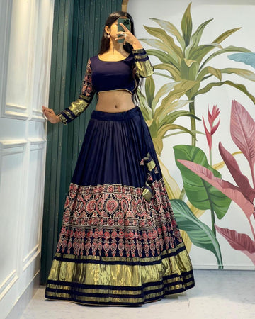 Gaji Silk Lehenga Choli